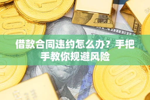 济南借款合同违约怎么办？手把手教你规避风险