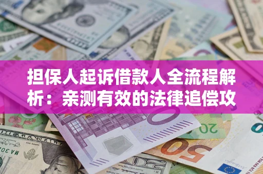 济南担保人起诉借款人全流程解析：亲测有效的法律追偿攻略