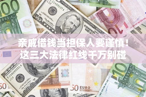 济南亲戚借钱当担保人要谨慎！这三大法律红线千万别碰