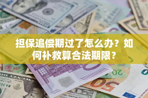 济南担保追偿期过了怎么办？如何补救算合法期限？
