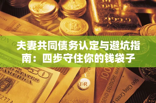 济南夫妻共同债务认定与避坑指南：四步守住你的钱袋子