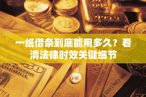 济南一纸借条到底能用多久？看清法律时效关键细节