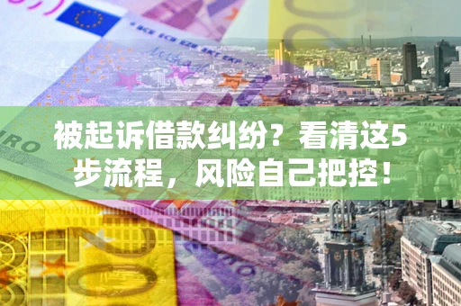 济南被起诉借款纠纷？看清这5步流程，风险自己把控！