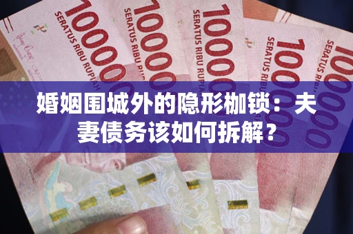 济南婚姻围城外的隐形枷锁：夫妻债务该如何拆解？