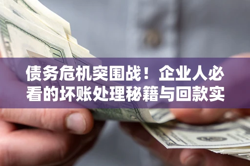 济南债务危机突围战！企业人必看的坏账处理秘籍与回款实战指南